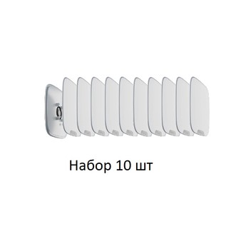 BrandPlate SS DD Белый Ajax Лицевая панель для уличной сирены