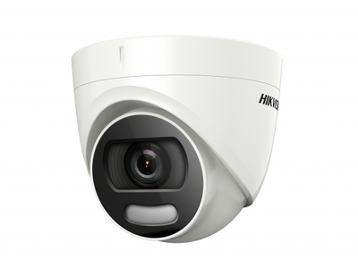 DS-2CE72HFT-F (6mm) Hikvision Уличная купольная мультиформатная MHD (AHD/ TVI/ CVI/ CVBS) видеокамера, объектив 6мм, 5Мп, Ик