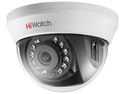 DS-T201(B) (2.8 mm) HiWatch Купольная внутренняя мультиформатная MHD (AHD/ TVI/ CVI/ CVBS) видеокамера, объектив 2.8мм, Ик, 2Мп