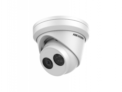 DS-2CD2343G0-IU(6mm) Hikvision Уличная купольная IP-видеокамера, объектив 6мм, ИК, 4Мп, POE, microSD, встроенные микрофон