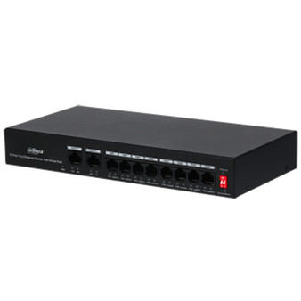 DH-PFS3010-8ET-65 DAHUA Коммутатор на 10 портов, с 8 портами PoE