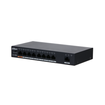 DH-PFS3009-8ET1GT-96 DAHUA Неуправляемый настольный коммутатор на 9 портов, с 8 портами PoE