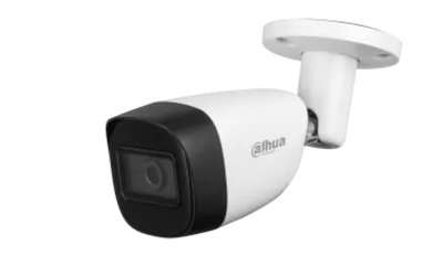DH-HAC-HFW1500CP Dahua Уличная цилиндрическая мультиформатная MHD (AHD/ TVI/ CVI/ CVBS) видеокамера, объектив 2.8мм, 5Мп, Ик, встроеный микрофон