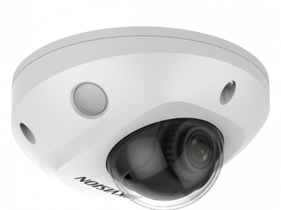 DS-2CD2527G2-LS(4mm)(C) Hikvision Антивандальная купольная IP-видеокамера, объектив 4mm, ИК, 2Мп, POE, microSD, встроенный микрофон