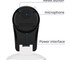 SpaceCam F1 Orange Фиксированная малогабаритная IP-камера, Ик, 1Мп, встроенный микрофон, Wi-Fi, MicroSD