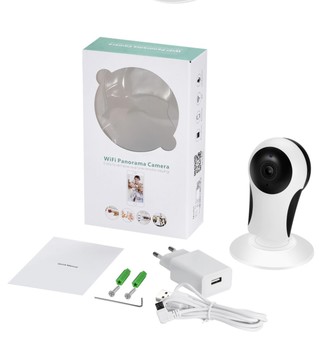 SpaceCam F1 Orange Фиксированная малогабаритная IP-камера, Ик, 1Мп, встроенный микрофон, Wi-Fi, MicroSD