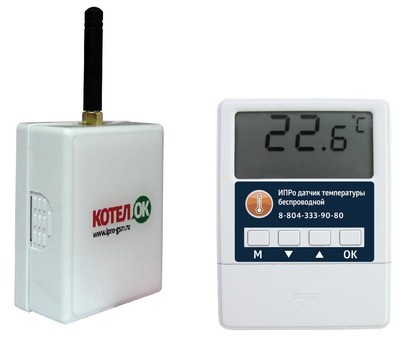 GSM модуль "Котел.ОК 2.0" с беспроводным термодатчиком