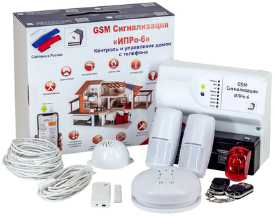 GSM-сигнализация ИПРо-6  (для дачи проводной)