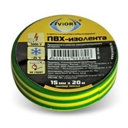 Изолента 15ммх20м желто-зеленая AviorA