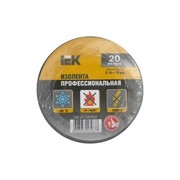 Изолента ПВХ черная 19мм 20м (UIZ-20-10-K02)