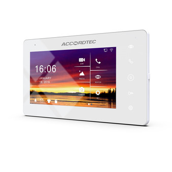 AT-VD A752C/SD WH  AccordTec Видеодомофон цветной 7"