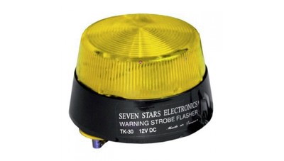 TK-30 желтая Seven Stars Electronics Стробвспышка для внутр. установки 12В, 180мА, 90 всп/мин
