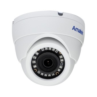 AC-HDV202 Amatek Купольная мультиформатная камера, объектив (2.8 мм), Ик, 2Mp