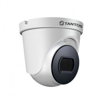 TSc-E1080pUVCf  Tantos Уличная купольная мультиформатная MHD (AHD/ TVI/ CVI/ CVBS) видеокамера, объектив 2.8мм, 2Мп, Ик