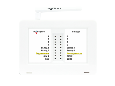 NV 8321W Navigard Гибридный охранный приемно-контрольный прибор со встроенным радиоприемником