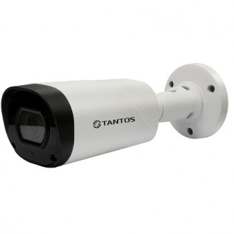 TSc-P5HDv Tantos Уличная цилиндрическая мультиформатная MHD (AHD/ TVI/ CVI/ CVBS) видеокамера, объектив 3.3-12мм, 5Мп, Ик