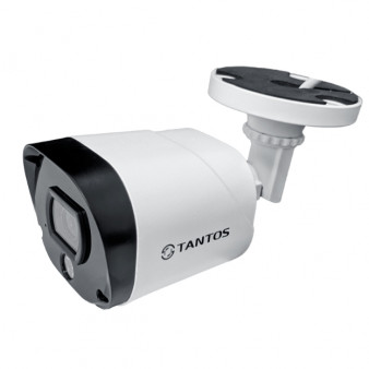 TSc-P2HDfN Tantos Уличная цилиндрическая мультиформатная MHD (AHD/ TVI/ CVI/ CVBS) видеокамера, объектив 3.6мм, 2Мп, Ик