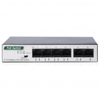 TSn-4P6U 6-портовый неуправляемый коммутатор Tantos