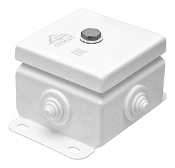 КМ-О (8к)-IP55  0808, 4 ввода   (86*86*62) Гефест Коробка монтажная огнестойкая
