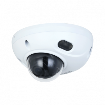 DH-IPC-HDBW3241FP-AS-0210B-S2 Dahua Уличная купольная IP видеокамера, объектив 2.1мм, 2Mп, Ик, Poe, встроенный микрофон, MicroSD, тревожные вх/вых