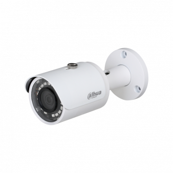 DH-IPC-HFW1431S1P-0360B-S4 Dahua Уличная цилиндрическая IP-видеокамера, объектив 3.6мм, ИК, 4Мп, Poe
