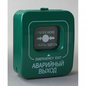 ИОПР 513/101-1 "Аварийный выход" (ИПР-Кск) , зеленый, б/крышки