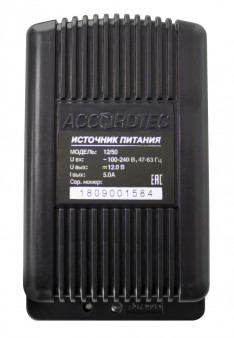 AT-12/50 ( черный корпус) ACCORDTEC Источник стабилизированного питания