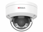 DS-I452L(4mm) HiWatch Купольная антивандальная IP видеокамера, объектив 4мм, 4Мп, Ик, POE, microSD, Встроенный микрофон, ColorVu