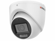 DS-T203A(B) (3.6mm) HiWatch Уличная купольная мультиформатная MHD (AHD/ TVI/ CVI/ CVBS) видеокамера, объектив 3.6мм, ИК, 2Мп, Встроенный микрофон