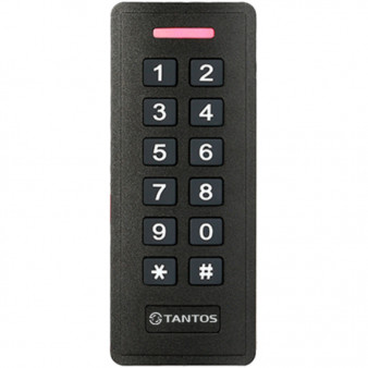 TS-KBD-EMF Plastic Tantos Кодонаборная панель со встроенным считывателем и контроллером карт EM-marin или Mifare