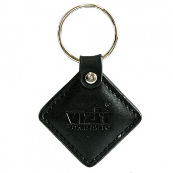 Кожаный брелок VIZIT-RF 2.2 (черный)