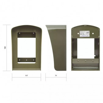 Монтажная пластина VIZIT MKF-406 (для БВД-406,БВД-407)
