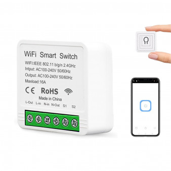 MINI Wi-Fi Smart Switch Реле дистанционного двустороннего управления