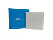 Smart Wi-Fi touch wall switch Умный сенсорный WiFi выключатель настенный (белый)