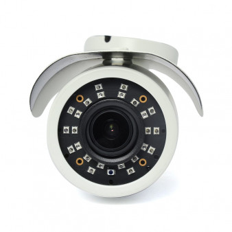 AC-HS204V (2,8-12) Amatek Уличная цилиндрическая мультиформатная MHD (AHD/ TVI/ CVI/ CVBS) видеокамера, объектив 2.8-12мм, 2Мп, Ик