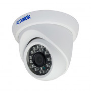 AC-HD502AX (2,8) с микрофоном (AoC) Amatek Купольная мультиформатная MHD (AHD/ TVI/ CVI/ CVBS) видеокамера, объектив 2.8мм, 5Мп, Ик