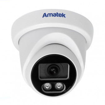 AC-ID202AE (2.8) без PoE Amatek Уличная купольная IP видеокамера, объектив 2.8мм, 3/2Мп, Ик