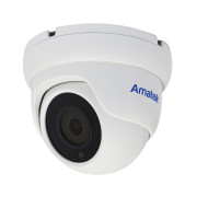 AC-IDV202ME v3 (2.8) Amatek Купольная вандалозащищенная IP видеокамера, объектив 2.8мм, 3Мп, Ик, POE, встроенный микрофон