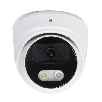 AC-IDV512D (2,8) (Full Color) Amatek Купольная антивандальная IP видеокамера, объектив 2.8мм, 5Мп, Ик, POE, microSD, встроенный микрофон