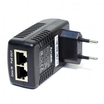 AN-PI15PG (100Mb) Amatek Инжектор PoE пассивный 15Вт