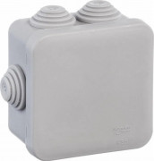 Коробка распаячная 70х70, гл.40, 6 вх., IP55, Schneider Electric