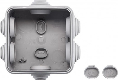 Коробка распаячная 70х70, гл.40, 6 вх., IP55, Schneider Electric