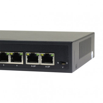 AN-S6P4D с HiPoE Amatek Сетевой коммутатор 6-портовый