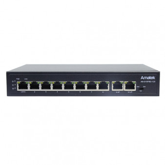 AN-S10P8G-120 Amatek Коммутатор на 10 портов c HiPoE
