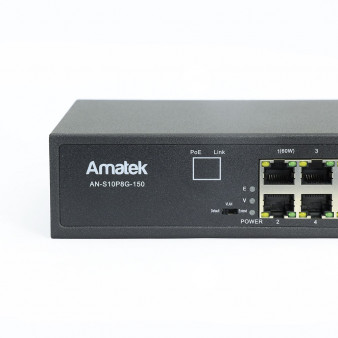 AN-S10P8G-150 c HiPoE Amatek Коммутатор на 10 портов