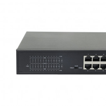AN-S26P24-400 c HiPoE Amatek 26-портовый 100/1000 Мбит/с коммутатор с HiPoE/PoE+ до 400Вт