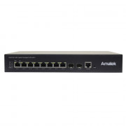 AN-SGM10P8A Amatek 10-портовый гигабитный управляемый L2+ коммутатор с PoE до 120Вт