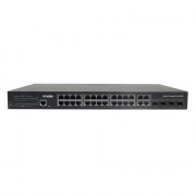 AN-SM28P24 Amatek 28-портовый гигабитный управляемый коммутатор с PoE до 400Вт