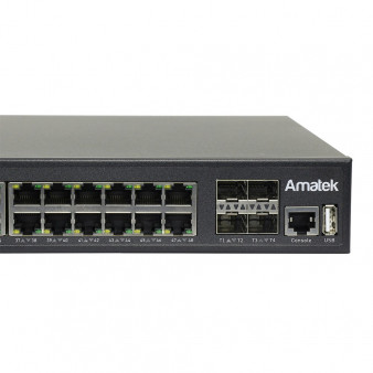 AN-SGM52P48 Amatek 52-портовый 10 гигабитный управляемый L3 коммутатор с PoE до 800Вт