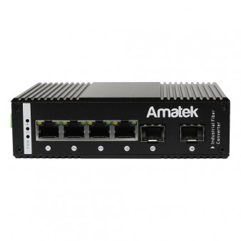 AN-SXG6P4A Amatek Коммутатор промышленный 6-портовый гигабитный с PoE до 120Вт